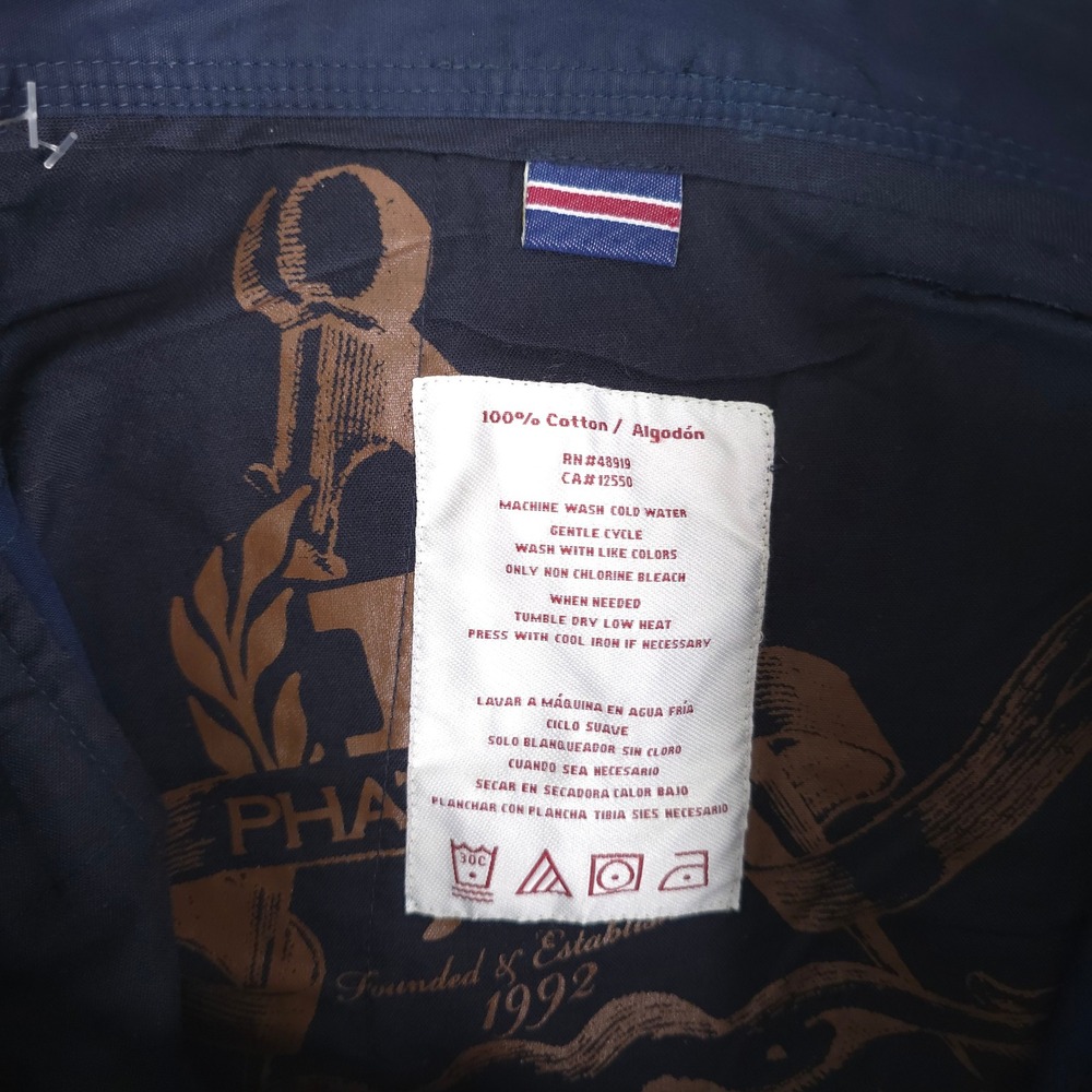 Phat‎ Farm Pants Mens 42x33 Navy Blue Streetwear Y2K Hip Hop Urban - Picture 14 of 15